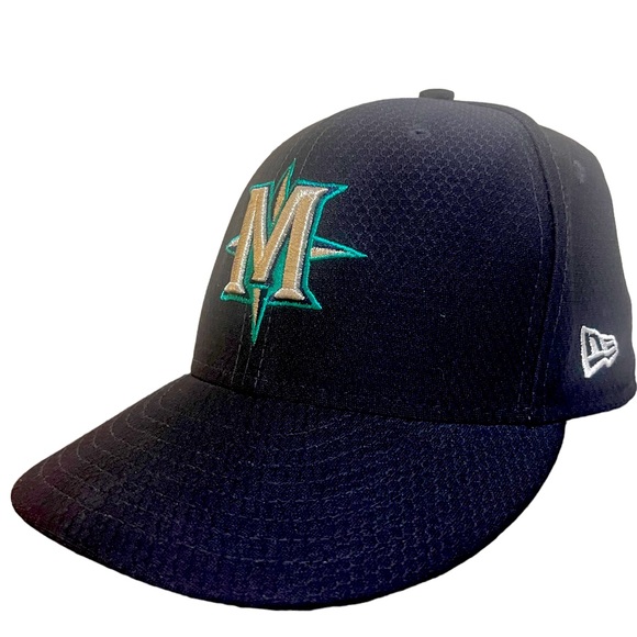 New Era Seattle Mariners Baseball Cap Hat Authentic Collection Size 7 1/8 - Picture 1 of 11